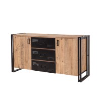 Dulăpior Hanah Home Cosmo Rio Atlantic Pine/Black imaginea #4 — magazin online Desire.md