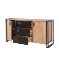 Dulăpior Hanah Home Cosmo Rio Atlantic Pine/Black imaginea #5 — magazin online Desire.md