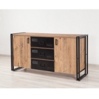 Dulăpior Hanah Home Cosmo Rio Atlantic Pine/Black imaginea #6 — magazin online Desire.md