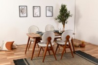 Комплект для столовой Hanah Home Touch v2 Cream фото №3 — интернет-магазин Desire.md