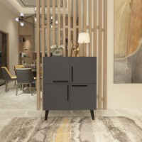 Dulăpior Hanah Home Makro Anthracite