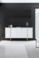 Тумба Hanah Home Luxe White/Gold фото №3 — интернет-магазин Desire.md