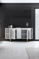Тумба Hanah Home Luxe White/Gold фото №5 — интернет-магазин Desire.md