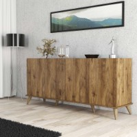 Dulăpior Hanah Home Elegante 1600 Walnut imaginea #2 — magazin online Desire.md
