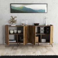 Dulăpior Hanah Home Elegante 1600 Walnut imaginea #3 — magazin online Desire.md