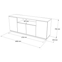 Dulăpior Hanah Home Fr15-Aw Atlantic Pine/White imaginea #7 — magazin online Desire.md
