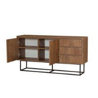 Dulăpior Hanah Home Ruba Walnut/Black imaginea #5 — magazin online Desire.md