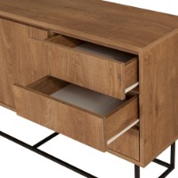 Dulăpior Hanah Home Ruba Walnut/Black imaginea #6 — magazin online Desire.md