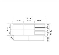Dulăpior Hanah Home Ruba Walnut/Black imaginea #10 — magazin online Desire.md