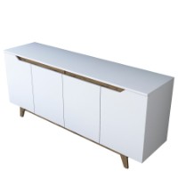 Тумба Hanah Home GD102 1874 White/Walnut фото №7 — интернет-магазин Desire.md
