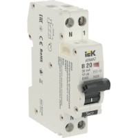 Дифференциальный автомат IEK AR-B06S-1N-B20C030