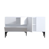 Dulăpior Hanah Home Glise Dec0023 White/Black imaginea #4 — magazin online Desire.md