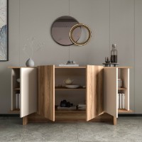 Dulăpior Hanah Home Diana Sand/Walnut imaginea #2 — magazin online Desire.md