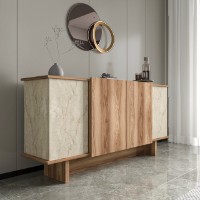 Тумба Hanah Home Diana Travertine/Walnut фото №3 — интернет-магазин Desire.md