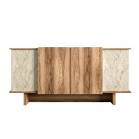 Тумба Hanah Home Diana Travertine/Walnut фото №5 — интернет-магазин Desire.md