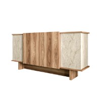 Тумба Hanah Home Diana Travertine/Walnut фото №6 — интернет-магазин Desire.md