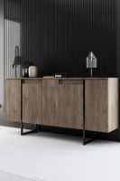 Dulăpior Hanah Home Luxe Walnut/Black