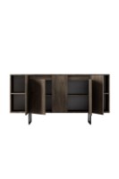 Dulăpior Hanah Home Luxe Walnut/Black imaginea #9 — magazin online Desire.md