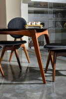 Комплект для столовой Hanah Home Touch v2 Anthracite фото №2 — интернет-магазин Desire.md
