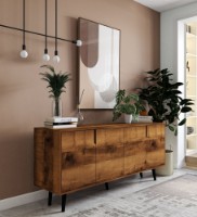 Dulăpior Hanah Home Latina Modern 180 Walnut imaginea #2 — magazin online Desire.md