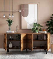 Dulăpior Hanah Home Latina Modern 180 Walnut imaginea #3 — magazin online Desire.md