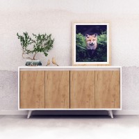 Dulăpior Hanah Home Nossa Oak/White imaginea #2 — magazin online Desire.md