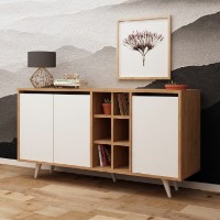 Тумба Hanah Home Seria Oak/White