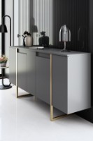 Dulăpior Hanah Home Luxe Anthracite/Gold imaginea #4 — magazin online Desire.md