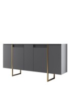 Dulăpior Hanah Home Luxe Anthracite/Gold imaginea #6 — magazin online Desire.md