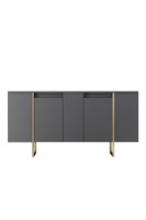Dulăpior Hanah Home Luxe Anthracite/Gold imaginea #8 — magazin online Desire.md