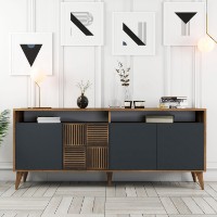 Dulăpior Hanah Home Milan Walnut/Anthracite