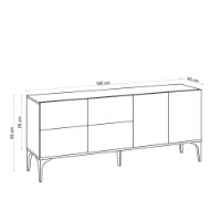 Dulăpior Hanah Home Laika Sapphire Oak imaginea #5 — magazin online Desire.md