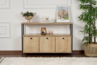 Тумба Hanah Home Solace Oak/Black