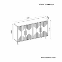 Dulăpior Hanah Home Roger Saphire Oak imaginea #7 — magazin online Desire.md
