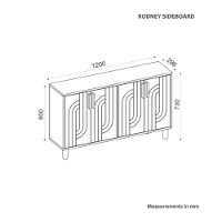 Тумба Hanah Home Rodney White фото №6 — интернет-магазин Desire.md