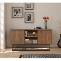 Тумба Hanah Home Zela Walnut/Black