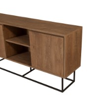 Dulăpior Hanah Home Zela Walnut/Black imaginea #5 — magazin online Desire.md