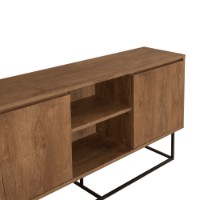 Dulăpior Hanah Home Zela Walnut/Black imaginea #6 — magazin online Desire.md