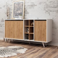 Dulăpior Hanah Home Prava Oak/White imaginea #3 — magazin online Desire.md