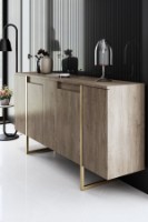 Dulăpior Hanah Home Luxe Walnut/Gold imaginea #4 — magazin online Desire.md