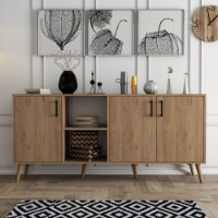Тумба Hanah Home Exxen 1626 Oak фото №2 — интернет-магазин Desire.md