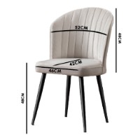 Комплект для столовой Hanah Home Rubi Black фото №3 — интернет-магазин Desire.md
