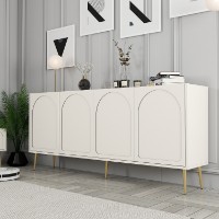 Dulăpior Hanah Home Lyon 80 Cream/Gold imaginea #3 — magazin online Desire.md