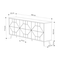 Dulăpior Hanah Home Dune Anthracite imaginea #6 — magazin online Desire.md