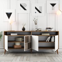 Dulăpior Hanah Home Milan Walnut/White imaginea #3 — magazin online Desire.md