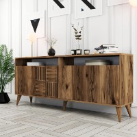 Dulăpior Hanah Home Milan Walnut imaginea #2 — magazin online Desire.md