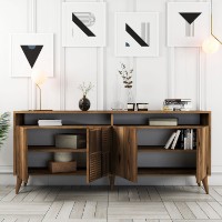 Dulăpior Hanah Home Milan Walnut imaginea #3 — magazin online Desire.md