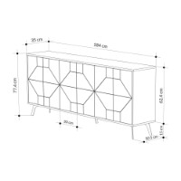 Dulăpior Hanah Home Dune 183 Light Mocha imaginea #6 — magazin online Desire.md