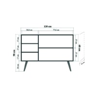 Dulăpior Hanah Home Mega 723 Sonoma Oak imaginea #8 — magazin online Desire.md