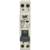 Дифференциальный автомат IEK AR-B06S-1N-C10C030